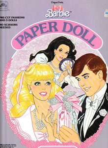 VINTAGE c1988 Perfume Pretty Barbie Paper Dolls, NOS - Picture 1 of 2