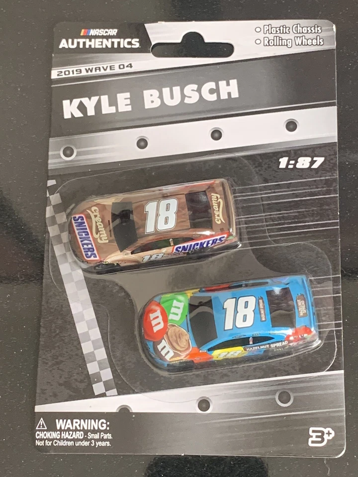 NASCAR Authentics 2019 Wave 4 Kyle Busch Snickers/m&m’s Toyota Camry 1 87