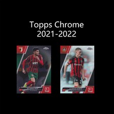 Topps 2021-2022 2021-22 2021/2022 21/22 Chrome D FOOTBALL SOCCER CARD BASE 1