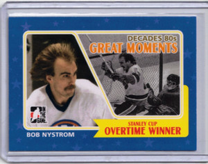BOB NYSTROM 10/11 ITG Decades 1980's 80s Great Moments Stanley Cup Winner #GM-04