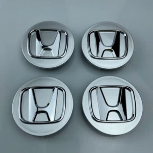 HONDA Silver Alloy Wheel Centre cap, 69mm, Accord, CRV, Civic *HONDA PART* UK - Picture 1 of 2