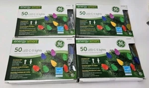 2x Energy Smart GE 50 LED C-5 Lights Multi Colored - Picture 1 of 5