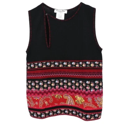 Camiseta sin mangas Christian Dior negra 2A13055200 #38 185550 Foto 1 de 4