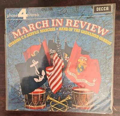 Band Of The Grenadiers , March In Review , Vintage Vinyl LP - Image 1 of 2