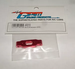 TEAM ASSOCIATED RC18T MT GPM REAR BULKHEAD ALUMINUM RED AR010 - Picture 1 of 1