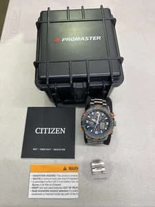 Citizen Promaster Skyhawk Super Titanium Sapphire World Time JY8108-53E - USADO - Imagen 1 de 8