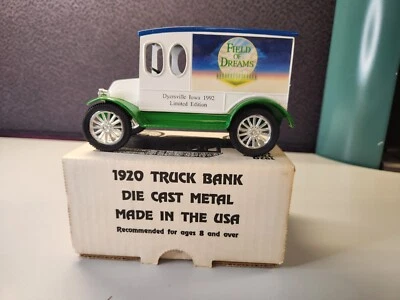 1992 Field Of Dreams Scale Models 1920 Diecast Truck Bank Dyersville Iowa - Image 1 of 4