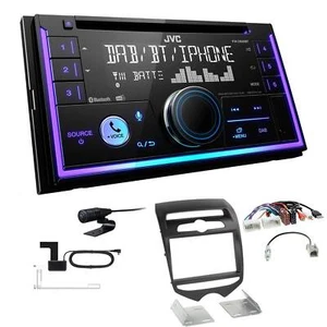 JVC 2-DIN MP3 Autoradio Bluetooth DAB+ für Hyundai IX20 ab 2010 man. Klima - Bild 1 von 6