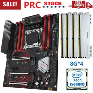 X99 MR9D Motherboard Combo + CPU Xeon 2699 V3 + 32GB DDR4 2666MHz LGA 2011-v3 - Picture 1 of 13