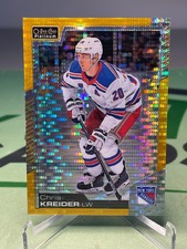 2020-21 O-Pee-Chee Platinum Chris Kreider Seismic Gold /50 - New York Rangers
