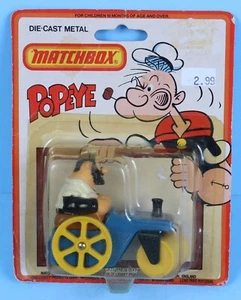 Matchbox Popeye CS-14 Bluto's Road Roller NOS Vintage 1980 - Picture 1 of 2