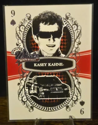 Wheels - 2009 - Kasey Kahne - #6 NASCAR - 9 of Spades - Card - Image 1 of 2