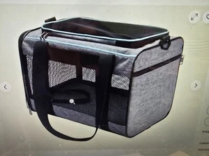 Vceoa Carrier Soft-Sided Pet Carrier Medium 17.5"L x 11.0"W x 11.0"H Open Box sp - Picture 1 of 11