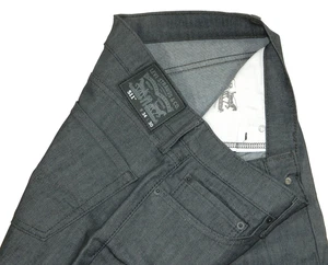 Men's Levi's Jeans 511 Skinny Premium Denim Gray Tag 34x30 measured Size 33x30 - Picture 1 of 5