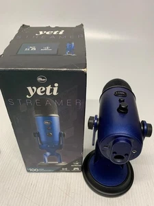 Blue Yeti Streamer Microphone Condenser Streaming And Graphics Software USB/Box - Picture 1 of 7