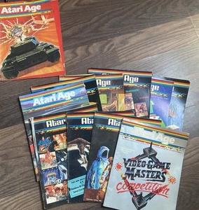 RARE 1982/1983/1984 Lot of  10 Vintage ATARI AGE Vintage Video Gaming Magazines  - Picture 1 of 12