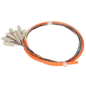 Fiber Optic Cable 1 Meter 12 Strand Multimode Low Insertion Loss Ceramic Fer SAL - Afbeelding 1 van 22