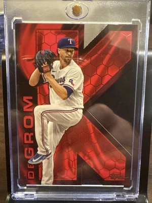 2025 Topps Series 2 Jacob DeGrom Insert K-Zone KZ-22 SP  Rangers  - Image 1 of 2
