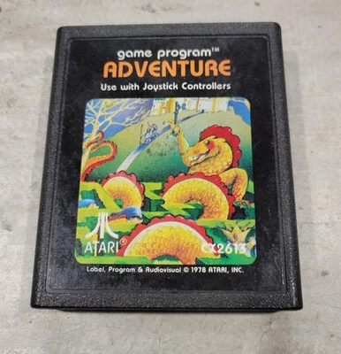 Adventure (Loose, Atari 2600) Tested Free Shipping - Image 1 of 4