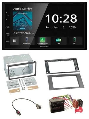 Kenwood Bluetooth MP3 DAB USB 2DIN Autoradio für Ford Fusion Kuga Transit 05-12 - Bild 1 von 4