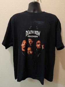 Death Row Records Rap T-Shirt 2XL Tupac Snoop Dre Suge Knight Hip Hop schwarz - Bild 1 von 4