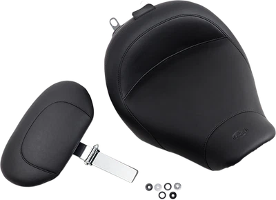 Asiento y respaldo Mustang Solo 1997-2007 Harley Touring Street Glide Road King Foto 1 de 2