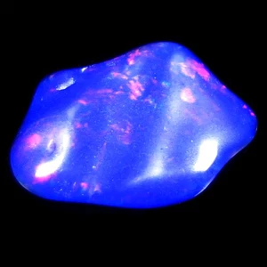 3.71 ct Fancy (18.20 x 11.91 mm)Ethiopia Play of Colors Blue Opal Stone - Picture 1 of 2