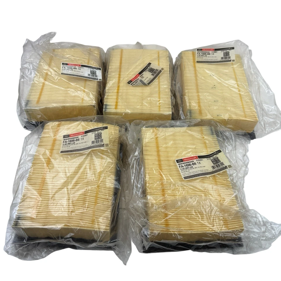 5-pack Genuine Motorcraft FA-1696-B6 2001-2012 Escape Mercury Mariner Air Filter - Image 1 of 4