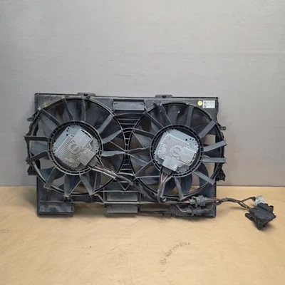 OEM 2011-18 AUDI A8L S8 MOTOR RADIADOR VENTILADORES DE REFRIGERACIÓN CUBIERTA DEL VENTILADOR DAÑADO!! Foto 1 de 4