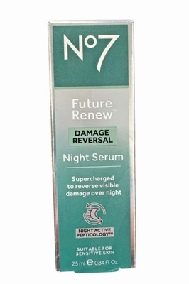No7 Future Renew Damage Reversal Supercharged Night Serum | 25ML