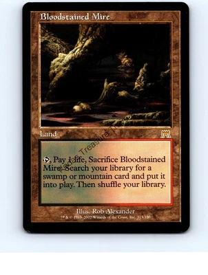 Bloodstained Mire Land Rare Onslaught MTG 2002 NP NM/NM+ - Image 1 of 2
