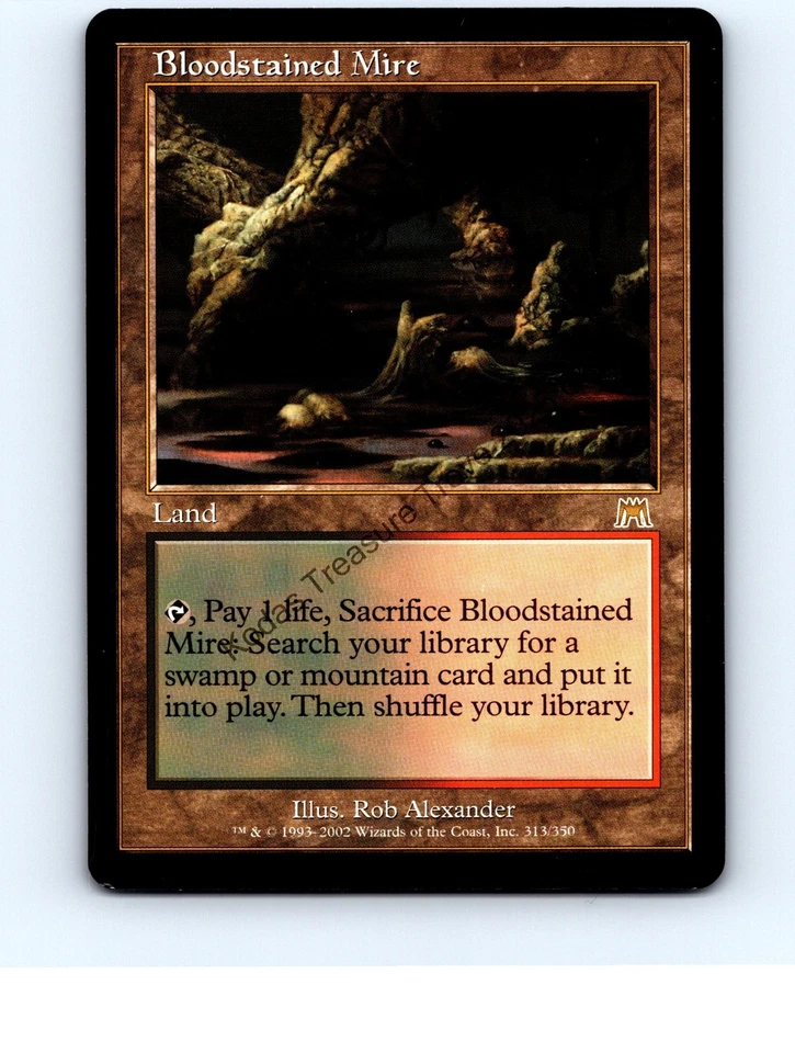 Bloodstained Mire Land Rare Onslaught MTG 2002 NP NM/NM+ - Image 1 of 2