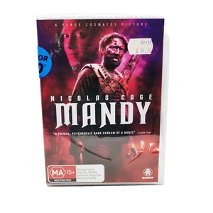 NEW Mandy (DVD 2017 Region 4) Nicolas Cage Movie Film Sealed Horror - Bild 1 von 3
