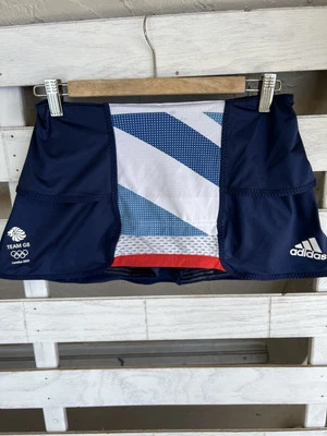 Mujer XS Falda Equipo GB Londres 2012 Adidas Juegos Olímpicos Gran Bretaña Tenis Foto 1 de 4