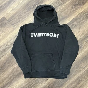 Logic Everybody Hoodie Mens XL Black Sweatshirt Concert Tour Rap Hip Hop 1800 - Picture 1 of 2