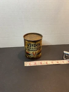 ¡LUBRICANTES DE ENGRANAJES Y CHASIS VEEDOL VINTAGE AÑOS 40 1 LB VOLANDO UNA LATA! - Imagen 1 de 10