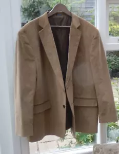 Stafford USA Big & Tall Men's Corduroy Jacket in Sand 54R - Picture 1 of 10