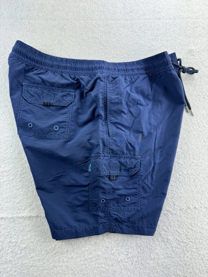 Tommy Bahama Hombres Bañador Pantalones Cortos Talla XL W38-40 Azul Forrado Bolsillo Carga 6” Foto 1 de 4