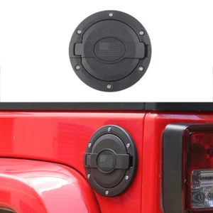 U.S.A Flag Style Gas Cap Fuel Tank Cover fits 2007-2018 Jeep Wrangler JK 2/4 dr  - Picture 1 of 8