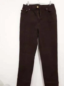 Ralph Lauren Jeans Womens Size 8 W30 L30 Brown Denim Straight Leg Vintage - Foto 1 di 11
