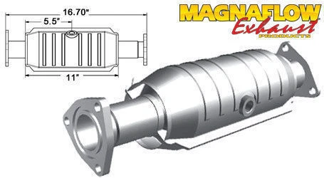 2003-2004 Honda Pilot 3.5L Escape CATS Magnaflow Conversor Catalítico Ajuste Direto - Imagem 1 de 1