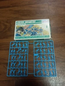 Esci 1/72 HO:OO Soldiers Boxed Union Infantry Full Set on Sprue - Picture 1 of 5