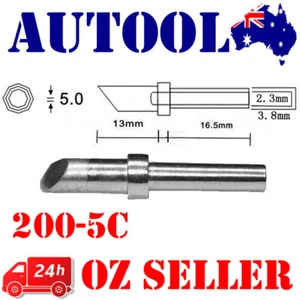 ESTACIÓN DE SOLDADOR Punta 200-5C para HAKKO ATTEN 200 serie 100W zapatilla de caballo OZ - Imagen 1 de 3