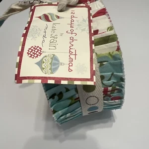 Moda 12 Days Of Christmas jelly roll by Kate Spain - Picture 1 of 9