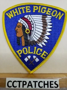WHITE PIGEON, MICHIGAN POLICE SHOULDER PATCH MI - Bild 1 von 2
