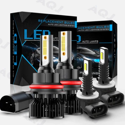 6000K LED Headlight Hi-Lo + Fog Light Bulbs For Volvo 940 1991 1994-1995 - Изображение 1 из 4