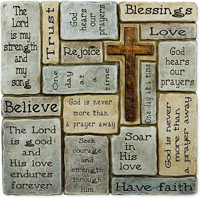 Roman Inc. Inspirational Crosswords Collection, 10.25" H Crossword Wall Plaque - Image 1 of 3