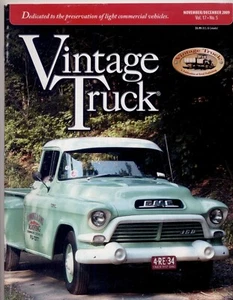 VINTAGE TRUCK NOV/DEC 2009, 1957 Half-Ton, 1932 Ford Truck, 1953 Hydra-Matic Pic - Imagen 1 de 5