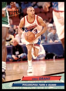 1992-93 Fleer Ultra Greg Grant (100) Basketball Cards #331