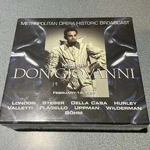 Mozart: Don Giovanni (CD Box, 2004, 3-Disc + Book, MET25) Metropolitan Opera NEW - Picture 1 of 3